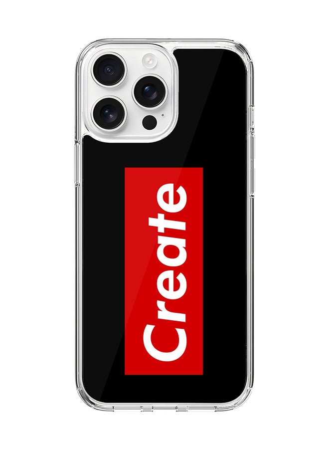 Stylizedd For iPhone 16 Pro Max Case [Compatible with MagSafe] Slim Magnetic cover Clear Phone Case - Create - Image 1