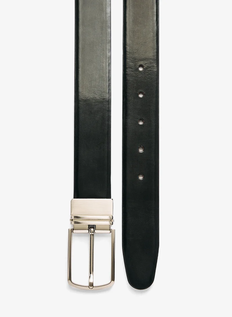 Robert Wood  Genuine Leather Reversible & Resizable Formal Belt for Men | Best Price UAE