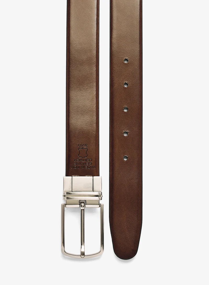 Robert Wood  Genuine Leather Reversible & Resizable Formal Belt for Men | Best Price UAE