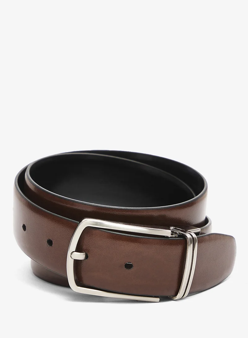 Robert Wood  Genuine Leather Reversible & Resizable Formal Belt for Men | Best Price UAE