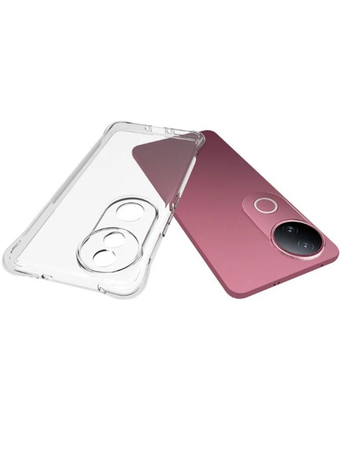 Generic Silicone Case for Vivo V50 5G Clear TPU Four Corners Grade Protection Cover Transparent Soft funda  - Image 2