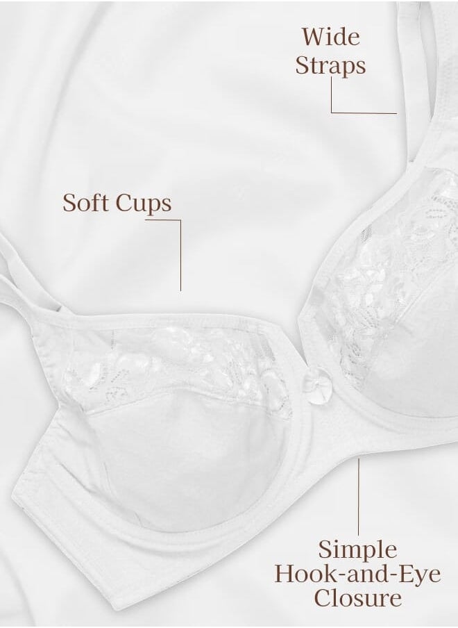 Every Woman Knows Bust Lifting Wireless Bra with Wide Adjustable Straps and No Underwire 36-48 DEF  - Image 3