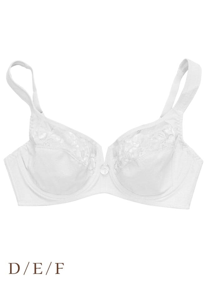 Every Woman Knows Bust Lifting Wireless Bra with Wide Adjustable Straps and No Underwire 36-48 DEF  - Image 4