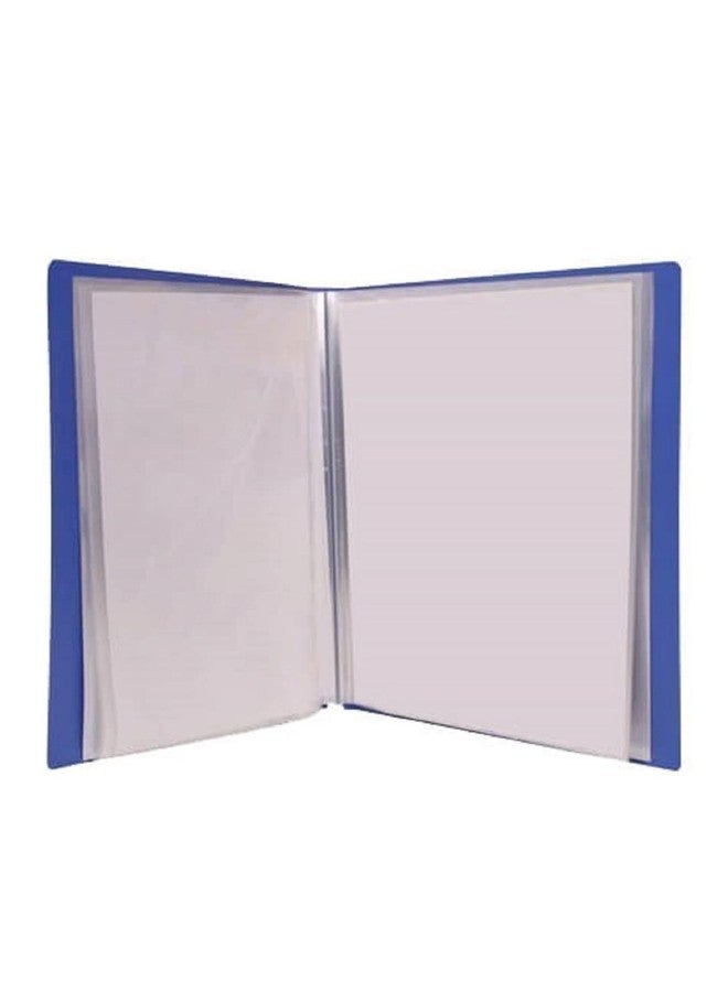 VAVIA A4 Size Display File Folder with 60 Clear Sleeves for Certificates, Blue - Image 2