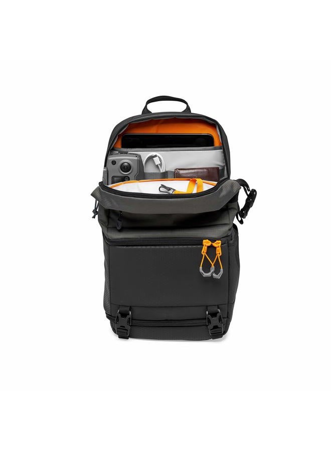 Lowepro Slingshot SL 250 AW III Mirrorless and DSLR Sling Camera Bag with QuickDoor Access and 10 inch Tablet Compartment DSLR Accessories - for Sony A7, iPad, Surface Pro - 300D Ripstop - Grey - Image 4