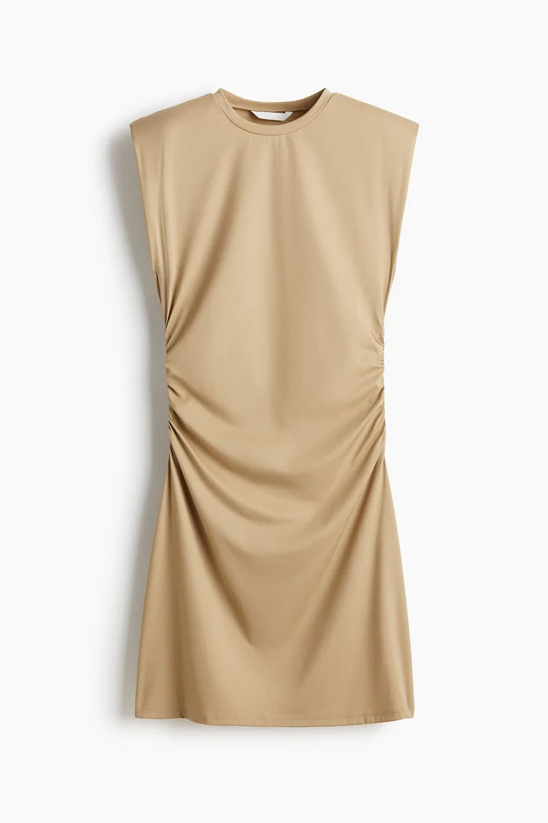 اتش اند ام Shoulder-pad interlock dress