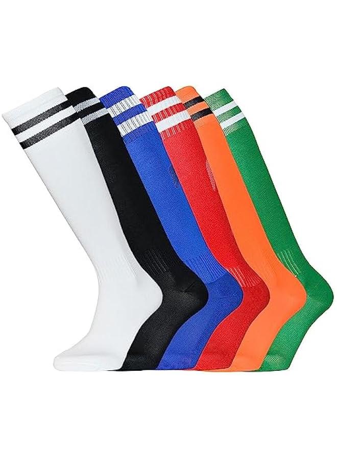 RYNX Mens Football SocksBreathable Long Football SocksThickening Knee High Athletic Socks for Football Running Training DanceUni Antislip Towel Bottom Socks Long Soccer Sock for Adult Youth - Image 1
