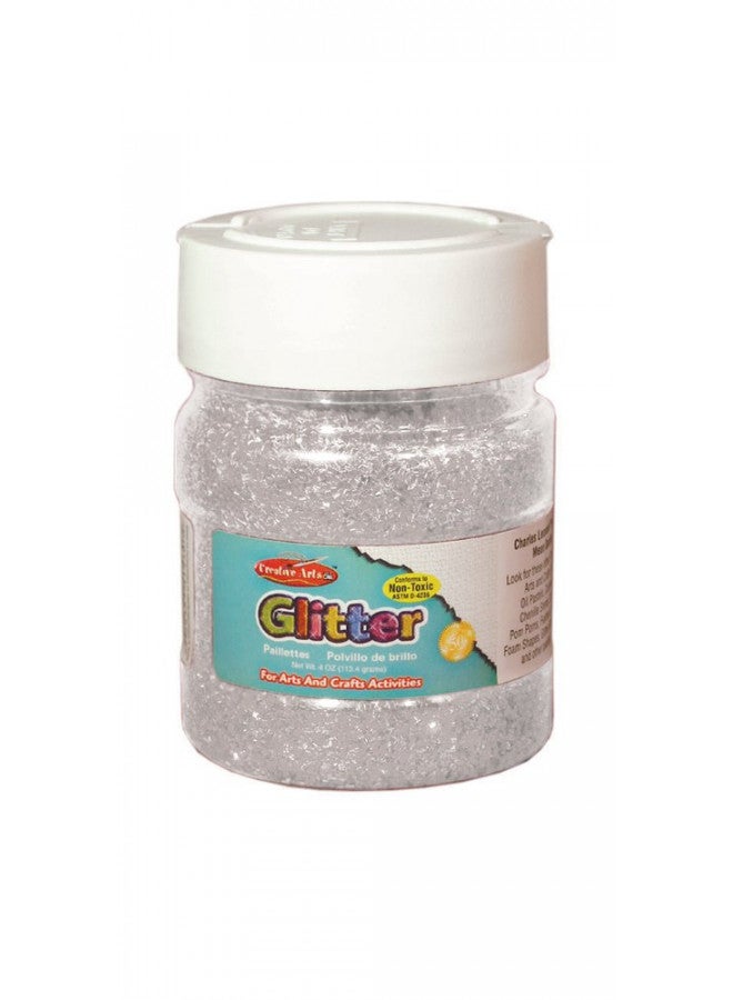 Charles Leonard الفنون الإبداعية بواسطة تشارلز ليونارد جليتر، زجاجة 4 أونصات، فضي (41445)