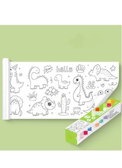 SYOSI Children's Drawing Roll Drawing Paper Roll DIY Painting Drawing Paper Filling Paper Early Educational Drawing Book for Kids, Princess  - Image 2