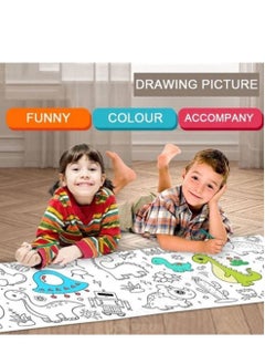 SYOSI Children's Drawing Roll Drawing Paper Roll DIY Painting Drawing Paper Filling Paper Early Educational Drawing Book for Kids, Princess  - Image 5