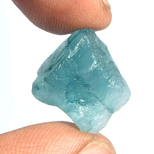 GEMHUB Raw Sky Blue Aquamarine 11.75 Ct Top Grade Rough Aquamarine Natural Healing Crystal Aquamarine Stone - Image 2