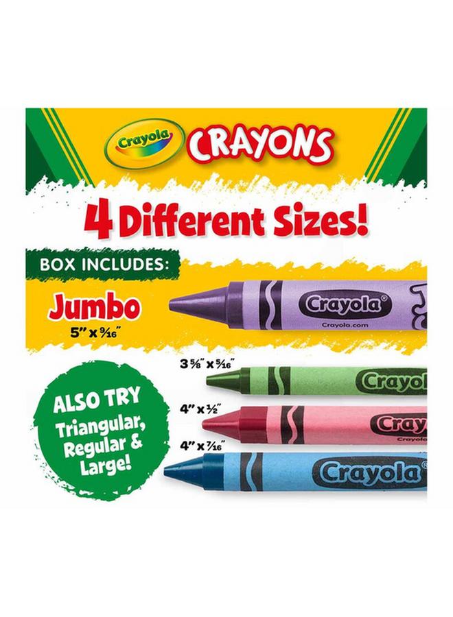 Crayola 16-Piece Bright Jumbo Crayon Set Multicolor CRA5203900001 - Image 3
