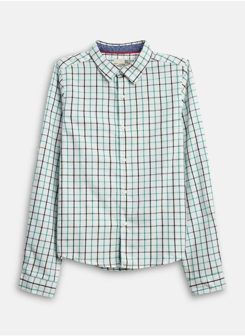 Bonkids Regular Long Sleeve Printed Multicolour Cotton Shirt For Boys 100 % Cotton  - Image 1