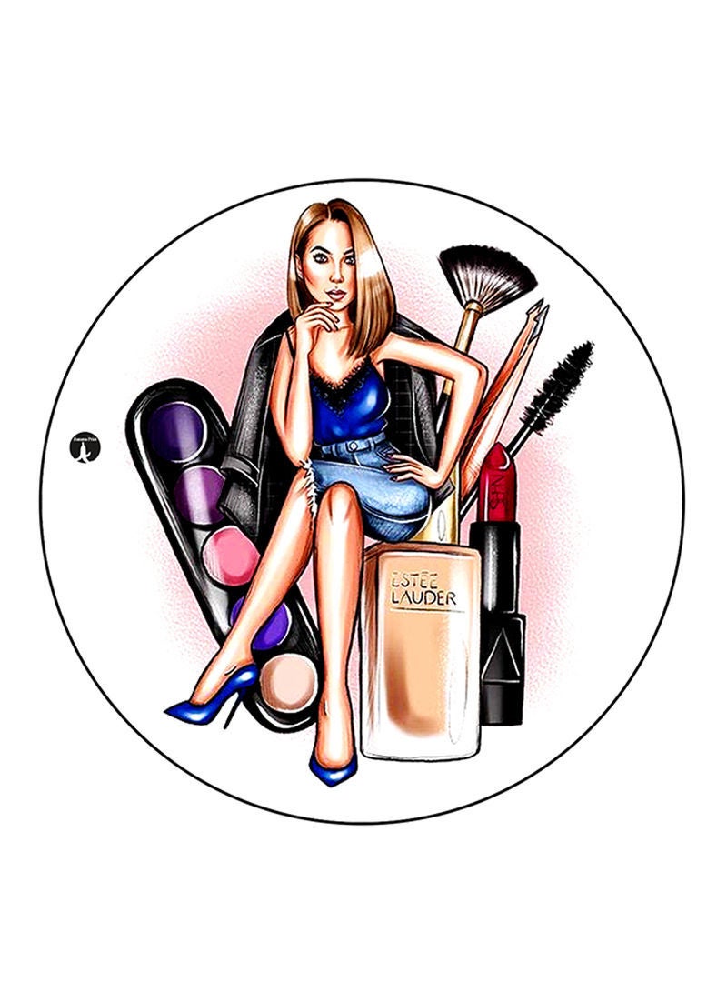RKN Woman Printed Mouse Pad  Multicolour