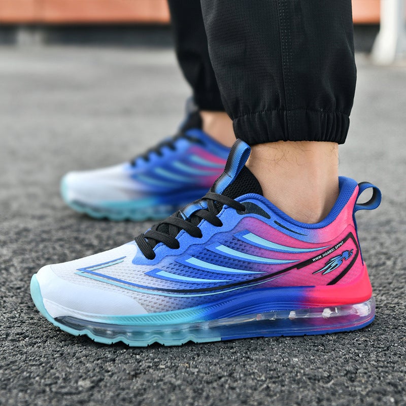 2025 Spring New Men'S Cushioning Sneaker Mesh Breathable Lightweight Plus Size Boys Casual Shock Absorption Running Shoes - Image 5