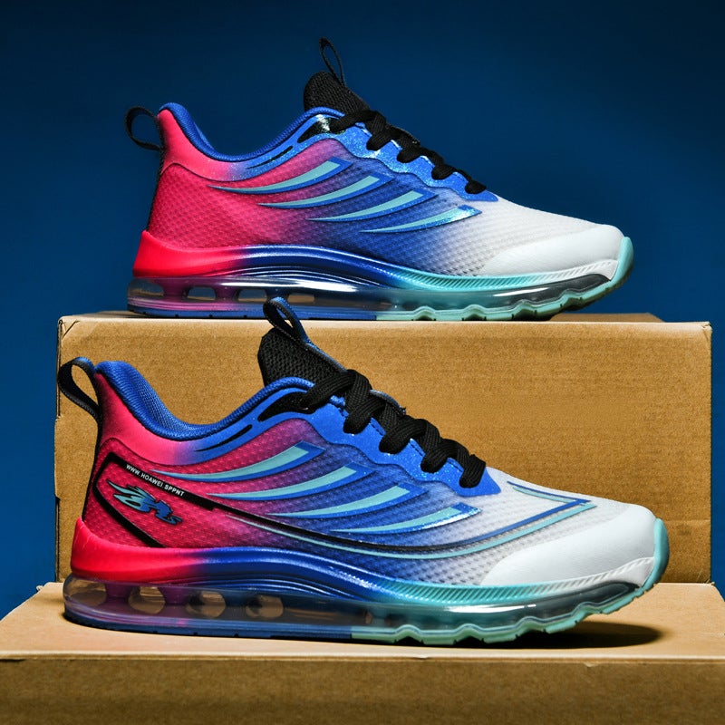 2025 Spring New Men'S Cushioning Sneaker Mesh Breathable Lightweight Plus Size Boys Casual Shock Absorption Running Shoes - Image 3