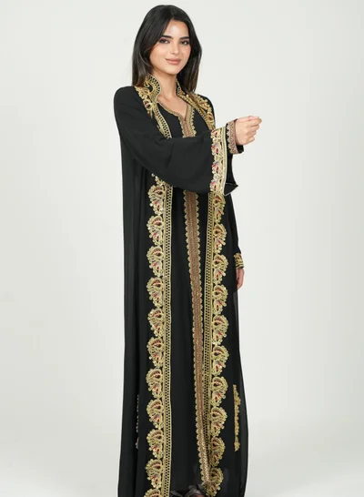 AL BENT AL SHARQIEH embroidered kaftan dress jalabia
