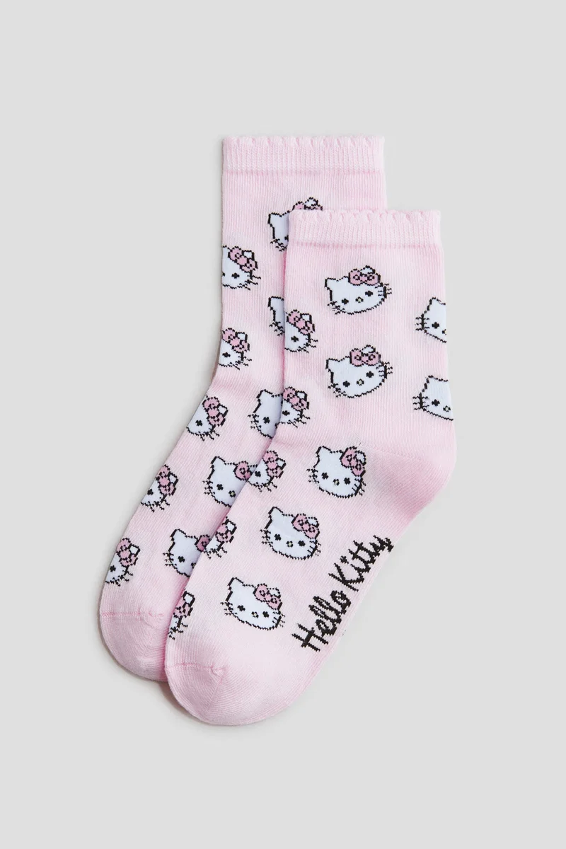 H&M 5-pack motif-detail socks