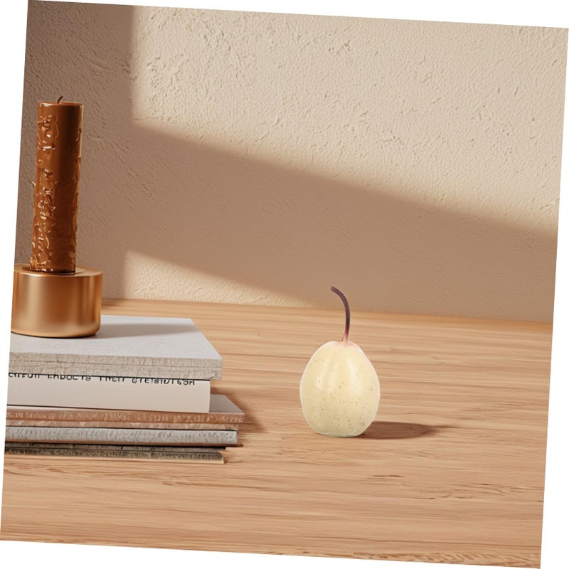 Lifelike Artificial Yellow Pears Faux Fruit Model For Home Kitchen Decor Photography Props - Image 5