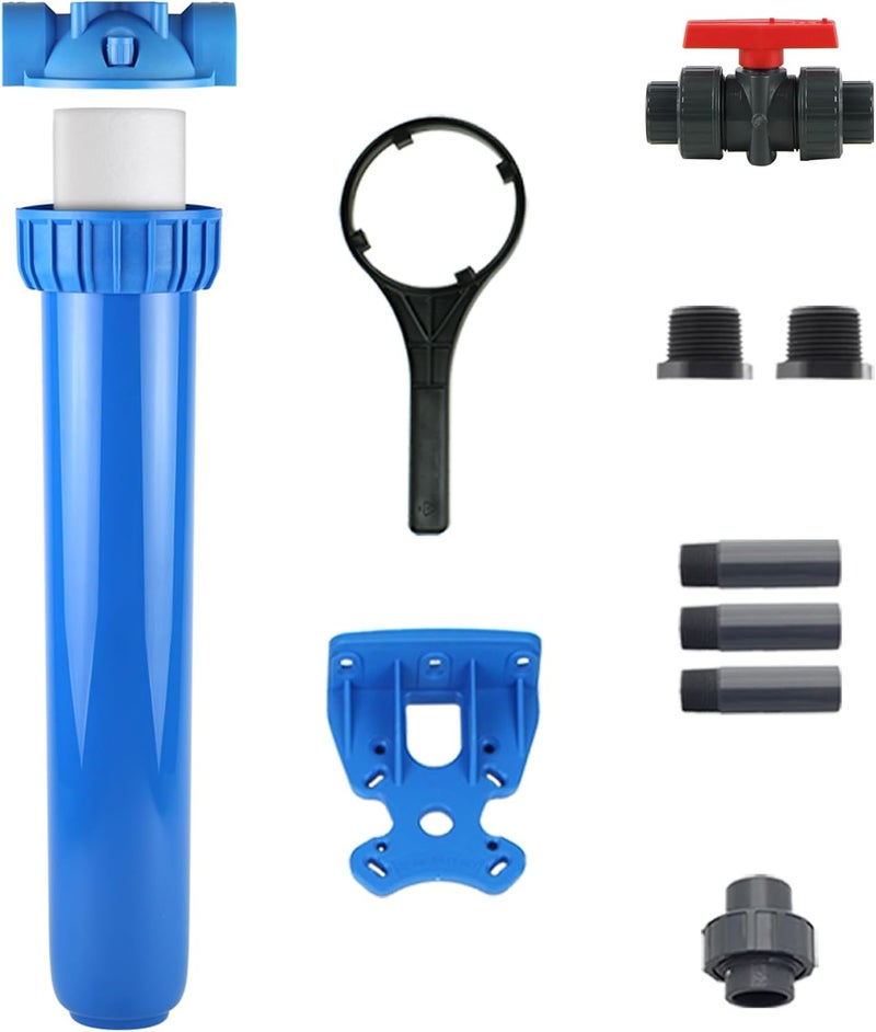 Aquasana Aquasana WSSTD Whole House Filter Standard Installation Kit Water Softener Blue 