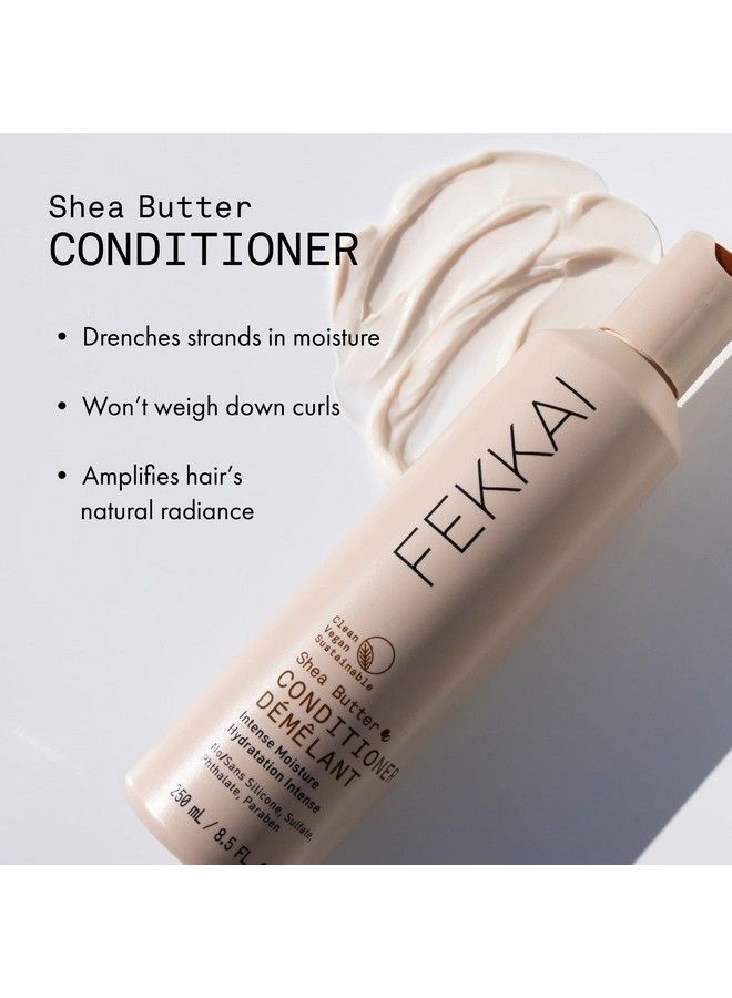 Fekkai Shea Butter Intense Moisture Shampoo + Conditioner 8.5 Oz Bottle Of Each Provide Extreme Hydration Tame Frizz & Repair Split Ends Salon Grade Ewg Compliant Vegan & Cruelty Free - Image 3