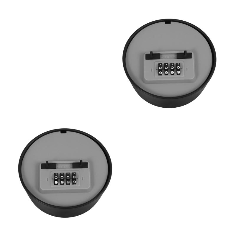 2pcs House Key Lock Box Key Lock Box Resettable Code Combination Keys Lock Box Key Lock Box Outdoor Lock Box Keys Code Combination Lock Security Lock Box - Image 1