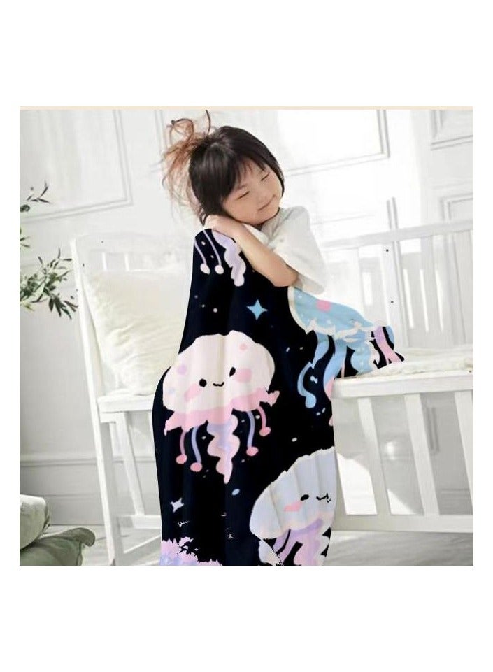 عام بطانية رقيقة من الفانيلا (دافئة ومريحة، ومناسبة للنوم واستخدام الألعاب وإزالة الغبار ومقاومة للرمل) 150 سم * 200 سم - 541 - Image 3