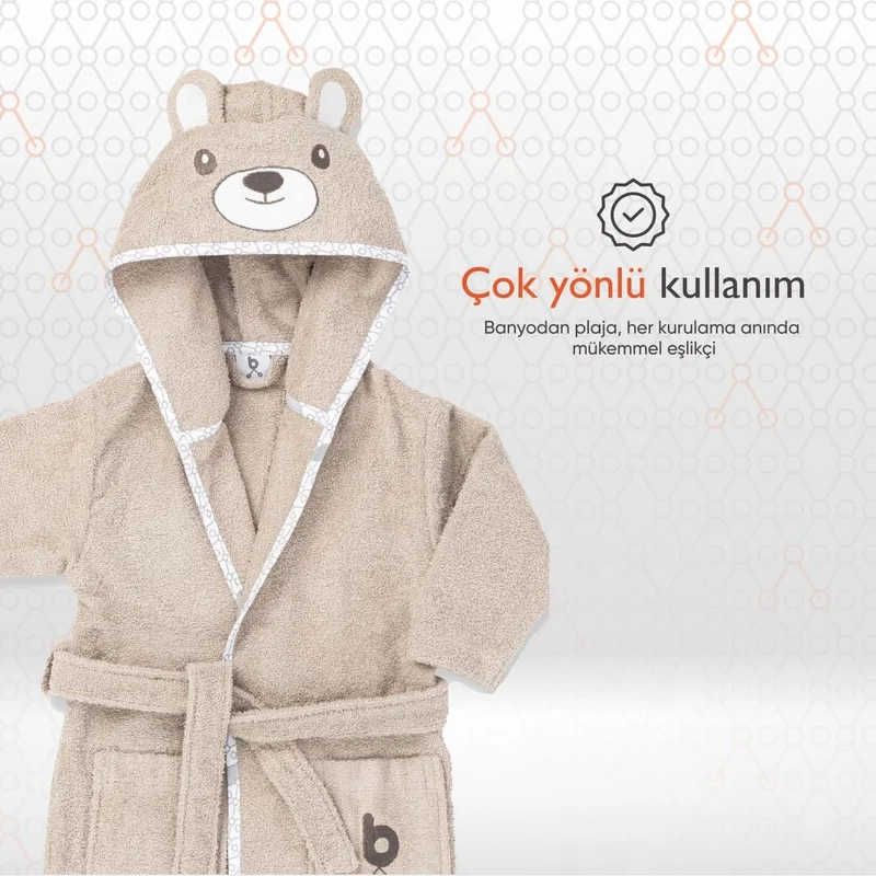 Gezenbebe Hero Hero Hooded Towel Baby Kids Bathrobe Teddy