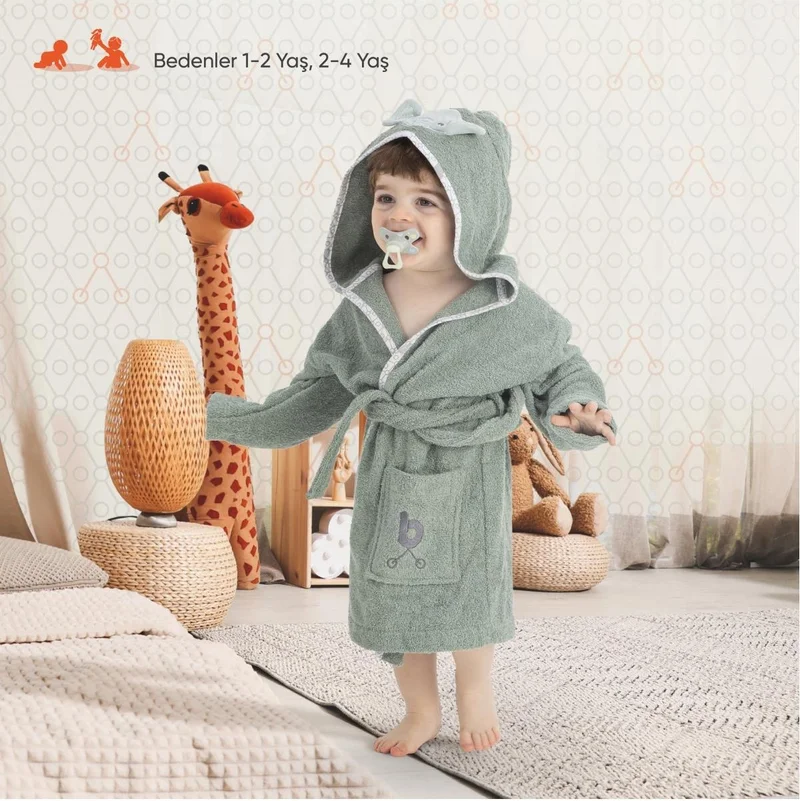 Gezenbebe Hero Hero Hooded Towel Baby Kids Bathrobe Teddy
