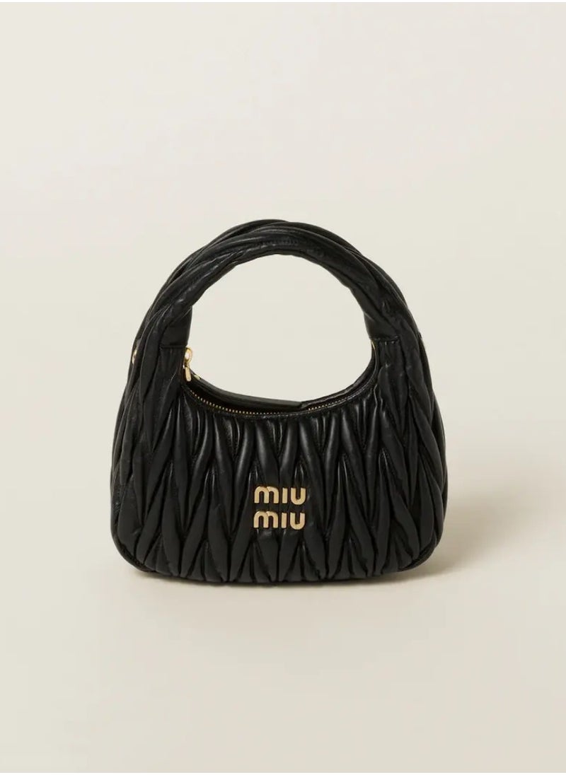 ميو MIU Wander حقيبة كتف جلد نابا  - Image 1