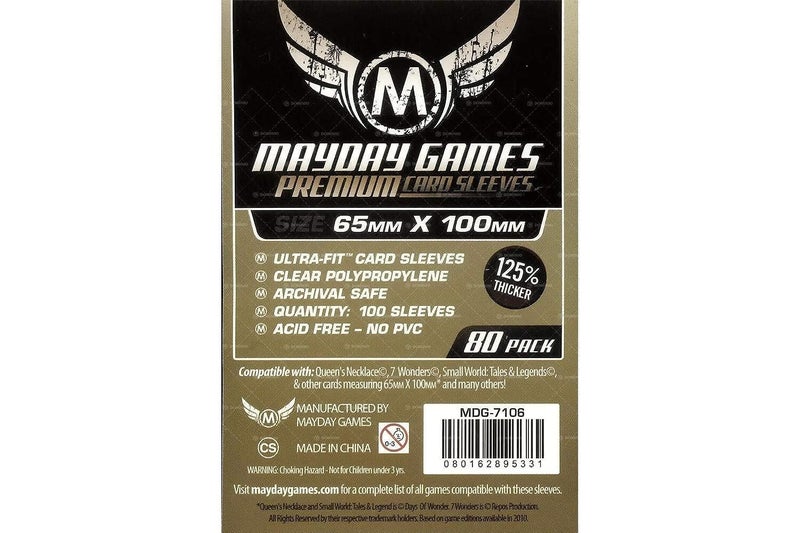 Mayday Games 7 Wonders Sleeves 65x100mm80 Premium - Image 4
