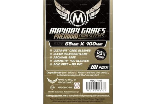 Mayday Games 7 Wonders Sleeves 65x100mm80 Premium - Image 5