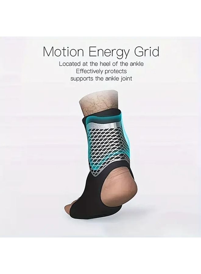 Large Ankle Brace Sleeve Breathable Neoprene Support For Basketball Soccer Injury Recovery - Image 2