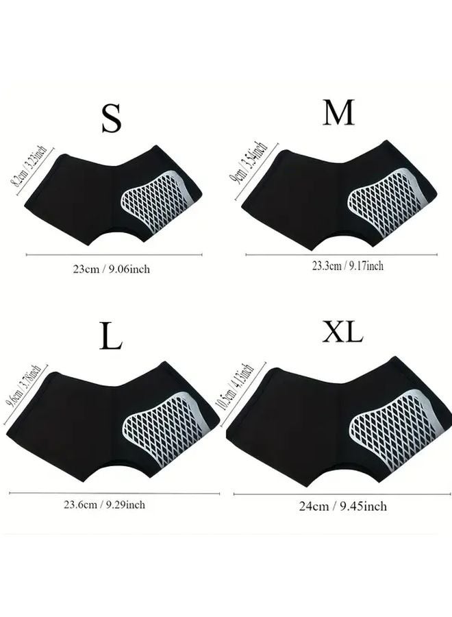 Large Ankle Brace Sleeve Breathable Neoprene Support For Basketball Soccer Injury Recovery - Image 3