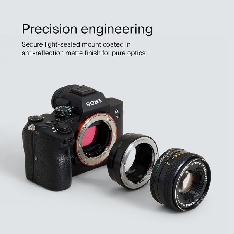Urth Lens Mount Adapter: Compatible with Konica AR Lens to Sony E Camera Body - Image 4