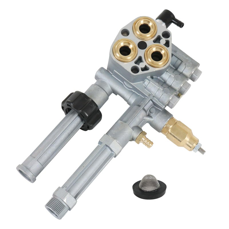 RALZAOTO Complete Pump Head with Unloader Installed Thermal Relief Valve Replacement for Annovi Reverberi Pressure Washer Pump Head AR43361 SRMW23G28 SRMW24G28 - Image 2