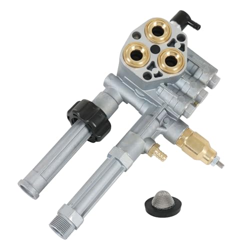 RALZAOTO Complete Pump Head with Unloader Installed Thermal Relief Valve Replacement for Annovi Reverberi Pressure Washer Pump Head AR43361 SRMW23G28 SRMW24G28 - Image 1
