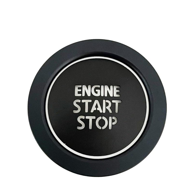 ALETAI Engine Push Start Stop Button Cover Trim for Toyota Tacoma, Car Accessories Interior Trims for Tacoma, Aluminum Alloy, Red - Image 1