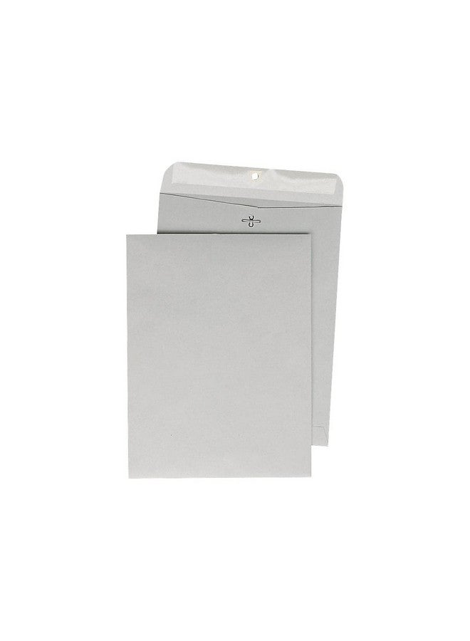 كوالتي بارك 38610 ظرف بمشبك 12 × 15 1/2 28 رطل رمادي تنفيذي 100/صندوق - Image 2