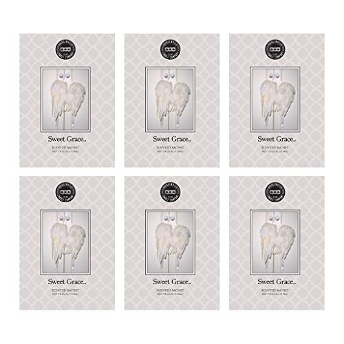 Bridgewater Candle Sachet Air Freshener Bag for Home or Car 6 Pack-Sweet Grace - Image 1