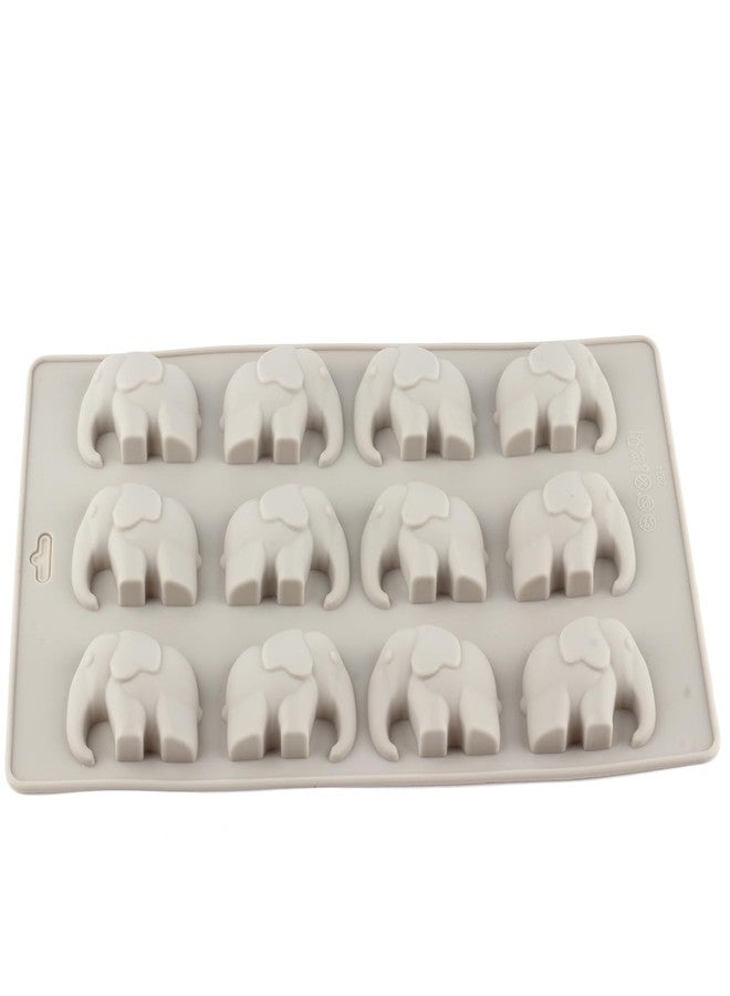 YIMINGMOLD 12 Cavities Elephant Silicone Chocolate Molds For Chocolate Cookie Baking - Image 5