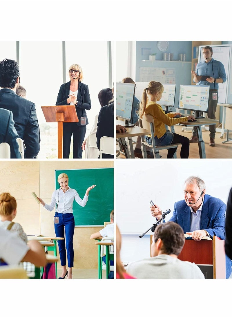 Portable Voice Amplifier with Microphone Headset, Ultralight Portable Mini Rechargeable Personal Speaker - Image 3