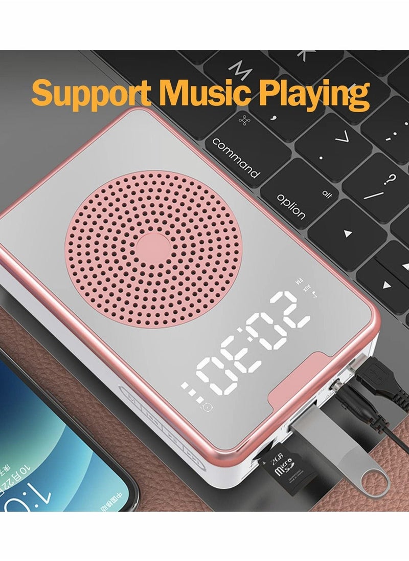 Portable Voice Amplifier with Microphone Headset, Ultralight Portable Mini Rechargeable Personal Speaker - Image 2