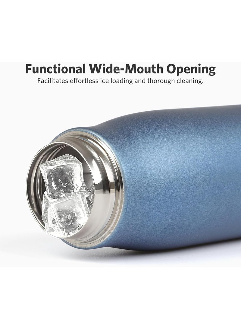 Stainless Steel Vacuum Insulated Water Bottle, 550ml, 10 Hours Hot/30 Hours Cold, Double-Walled Design - Image 4