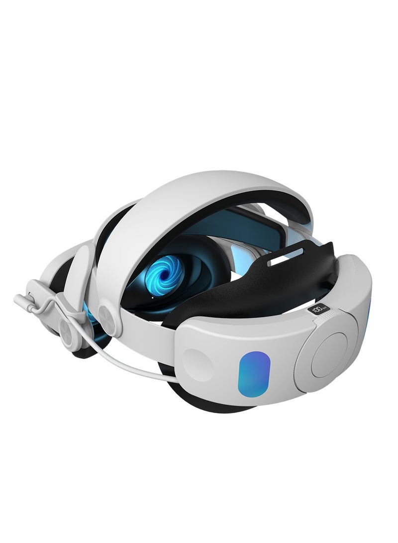 General The Oculus Quest 3 headband features a 6000mAh battery headband, an adjustable padded headband, and is compatible with Meta Quest 3 VR accessories  - Image 1