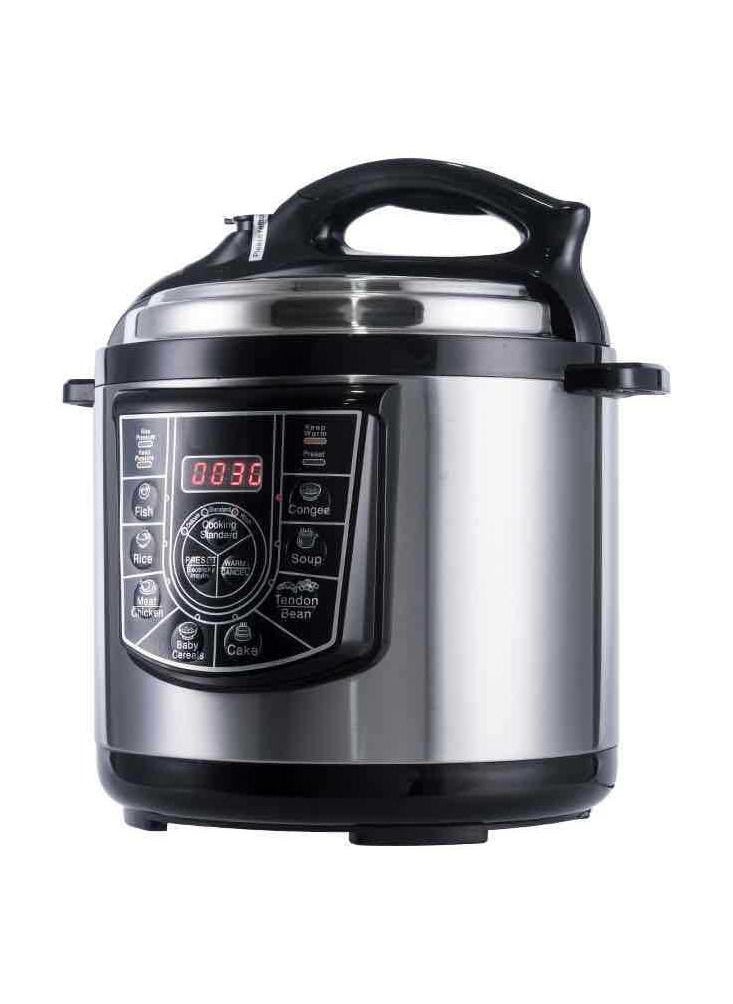 DubaiGallery 6L Stainless Steel 10 In 1 Multifunction Smart LCD Home Digital Rice Cooker Electric Pressure Cooker  - Image 3