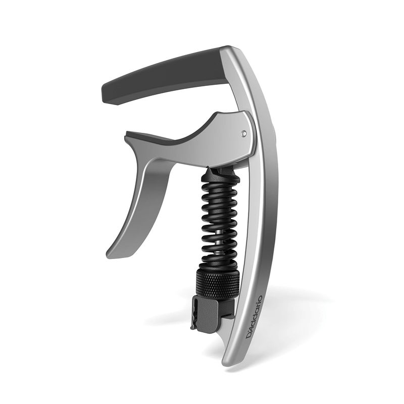 Planet Waves D'Addario PW-CP-09S NS Tri-Action Capo, Silver - Image 1