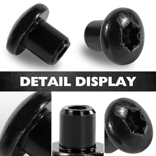 CHENACC Door Hinge Nuts Compatible with Jeep Wrangler JL JLU 2018-2023 Jeep 2/4-Door Exterior Accessories Jeep Door Hinge Bolts（8 Pack）(for JL JLU) - Image 4