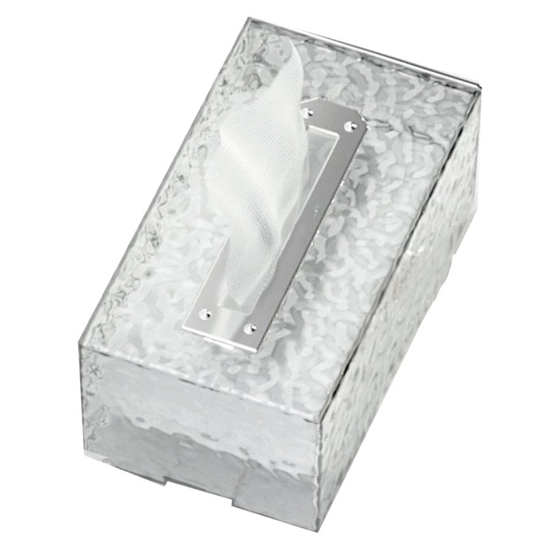 Napkin Paper Holder Box Space Saving Home Decoration Rugged Wall Mounted Tissue Box for Living Room Bedroom Transparent Silver - Image 3