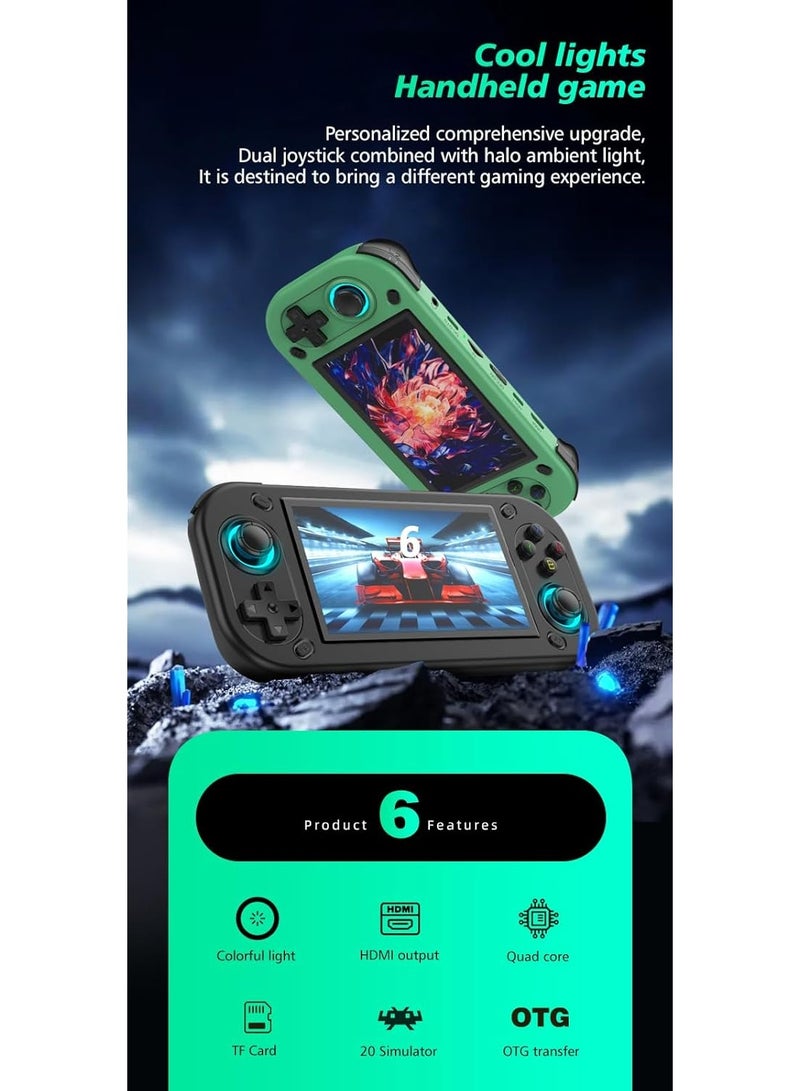 SUNEX R43S Handheld Retro Game Console, 4.3-Inch IPS Screen, 14000 HD Games, 64GB SD Card, 20 Emulators - Image 3